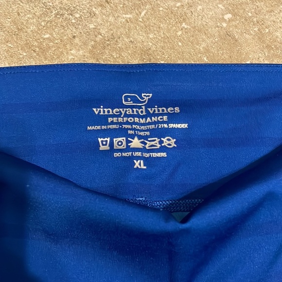 Vineyard Vines Athletic Pants Stripes Blue Large - Picture 3 of 4